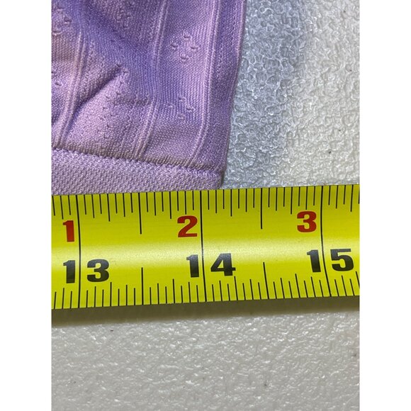 No Boundaries XXXL Seamless Plunge Bralette Lavender Touch Removable Padding - Picture 4 of 9